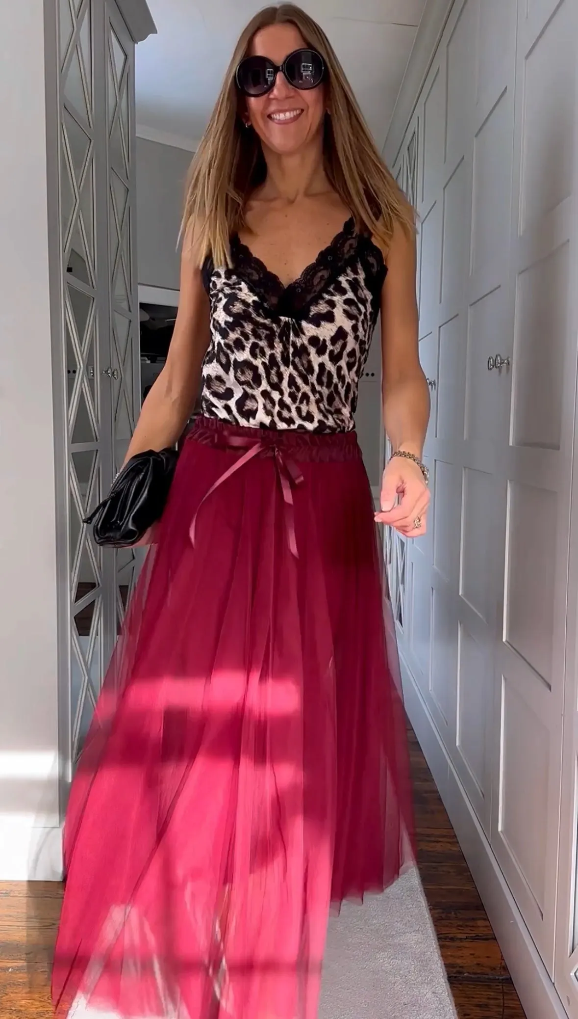 Tulle Skirt Plum