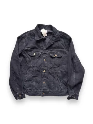Vintage 90s Era New Old Stock Black Lee 101-J Jacket SZ M