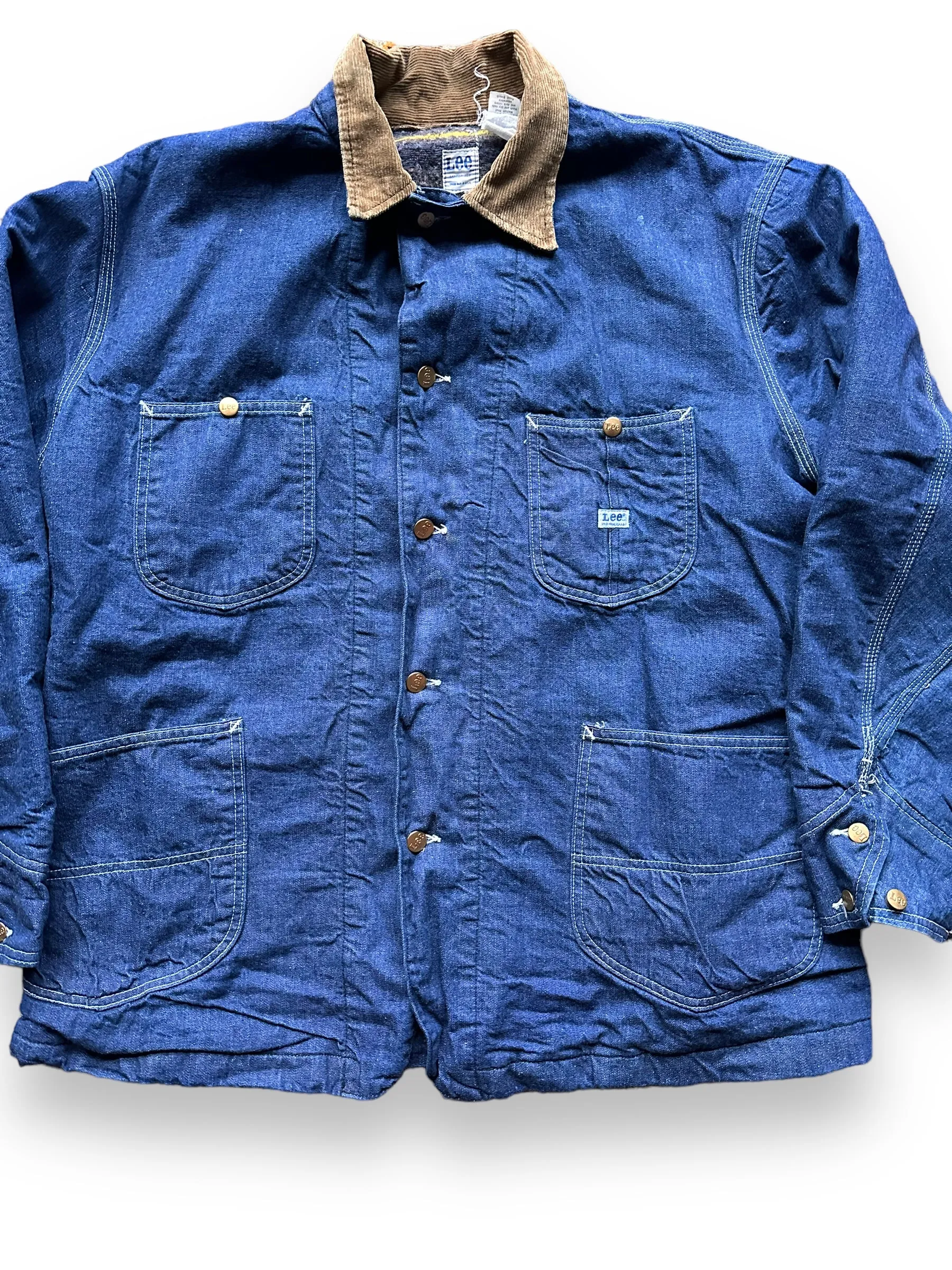 Vintage Blanket Lined Lee Chore Coat SZ XXL | Vintage Denim Seattle | Barn Owl Vintage Seattle