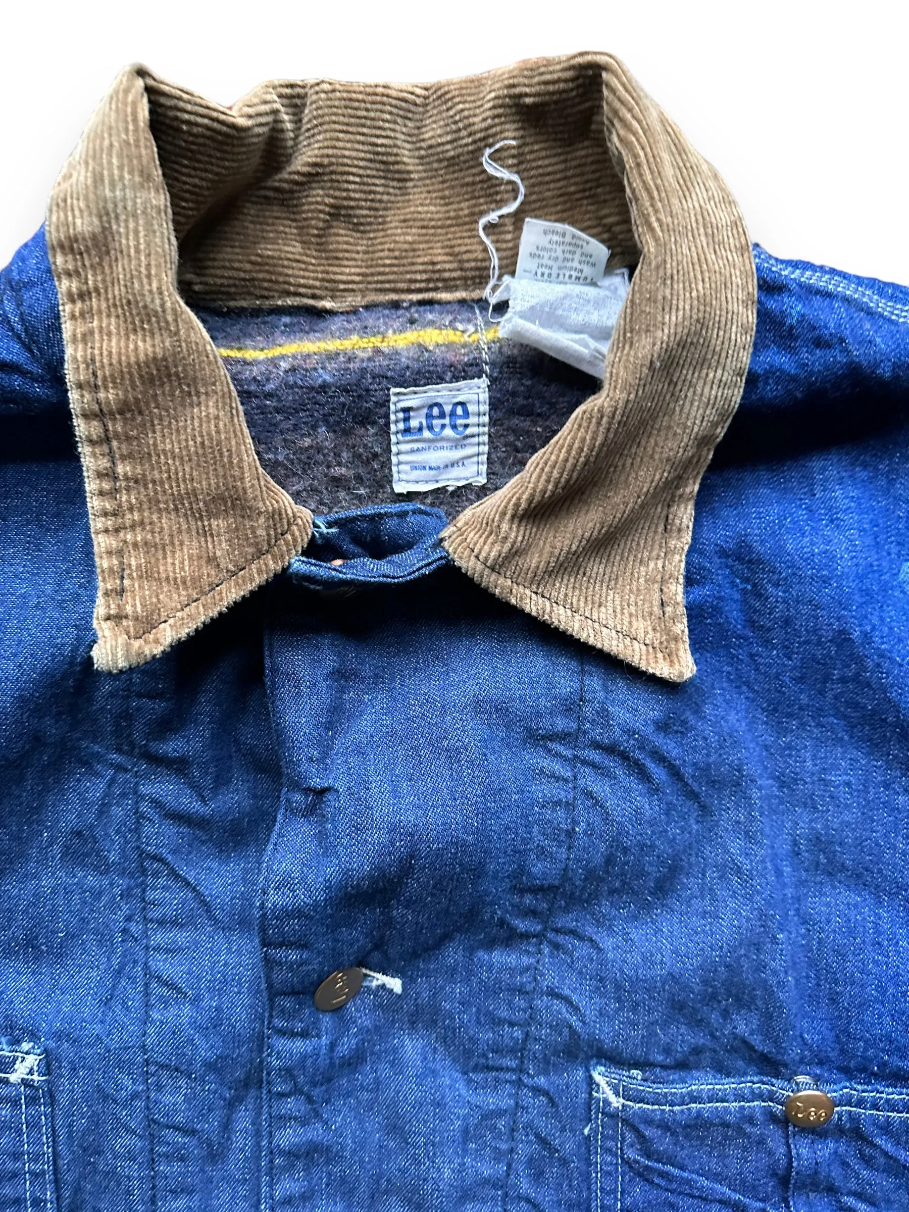 Vintage Blanket Lined Lee Chore Coat SZ XXL | Vintage Denim Seattle | Barn Owl Vintage Seattle