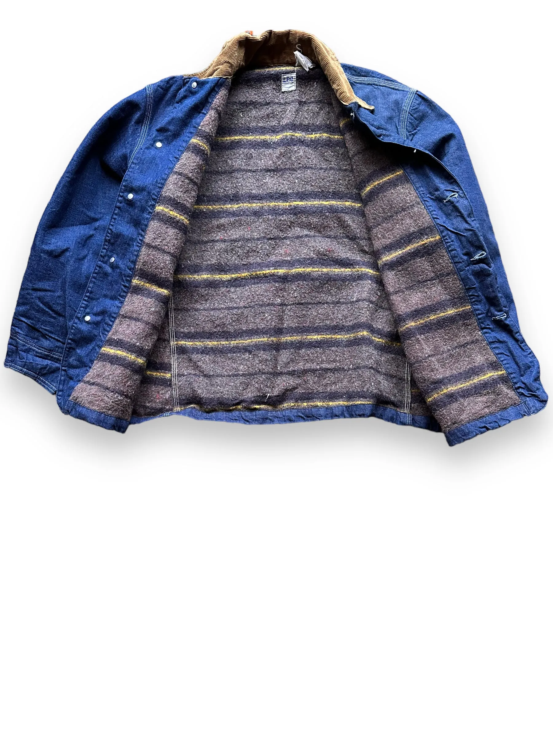 Vintage Blanket Lined Lee Chore Coat SZ XXL | Vintage Denim Seattle | Barn Owl Vintage Seattle