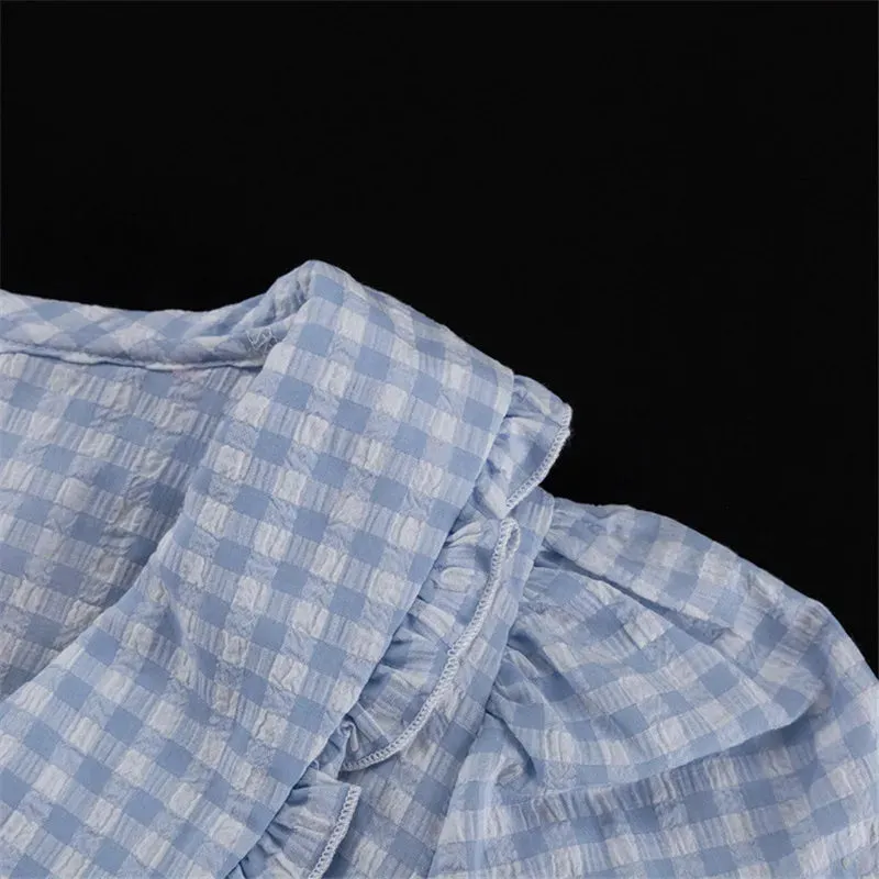 Women's Bow Collar A-Line Dress for Fall Outings