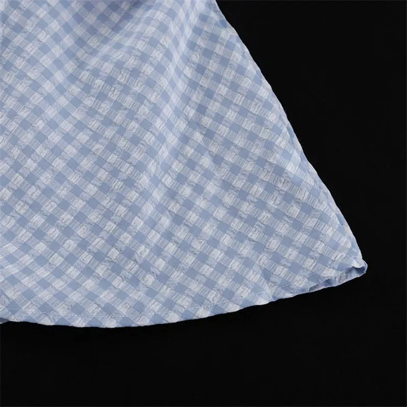 Women's Bow Collar A-Line Dress for Fall Outings